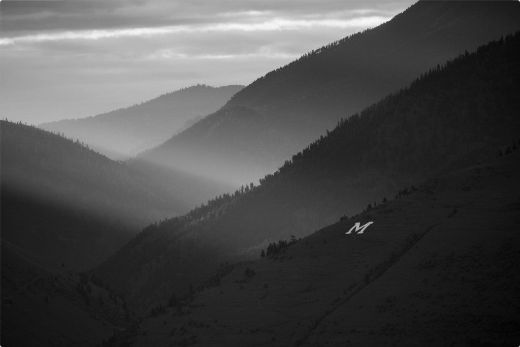 Stunning Black & White Photo of Missoula Montana