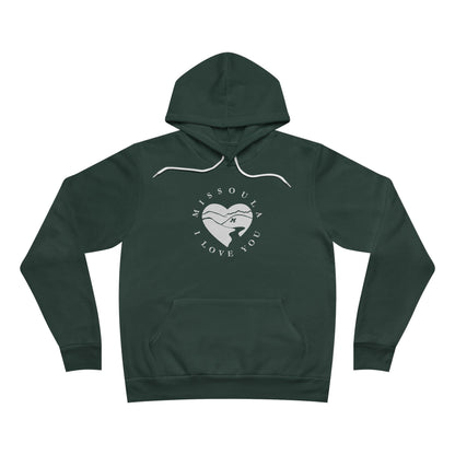 Unisex Sponge Fleece Pullover Hoodie - Missoula I Love You