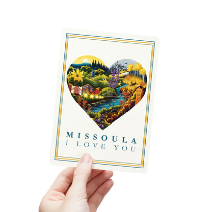 Missoula I Love You Postcards - (1 or set of 15)