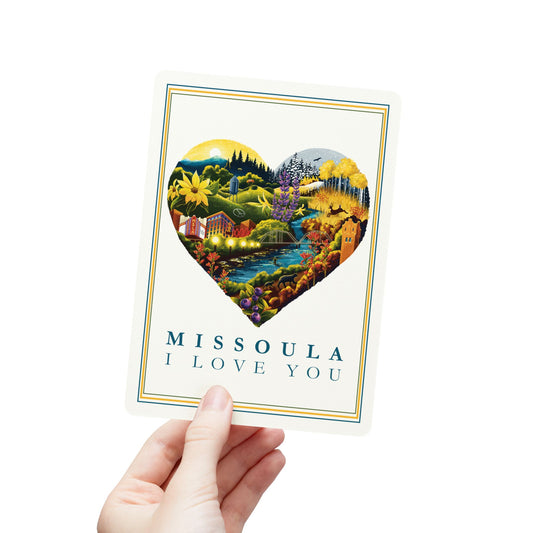 Missoula I Love You Postcards - (1 or set of 15)