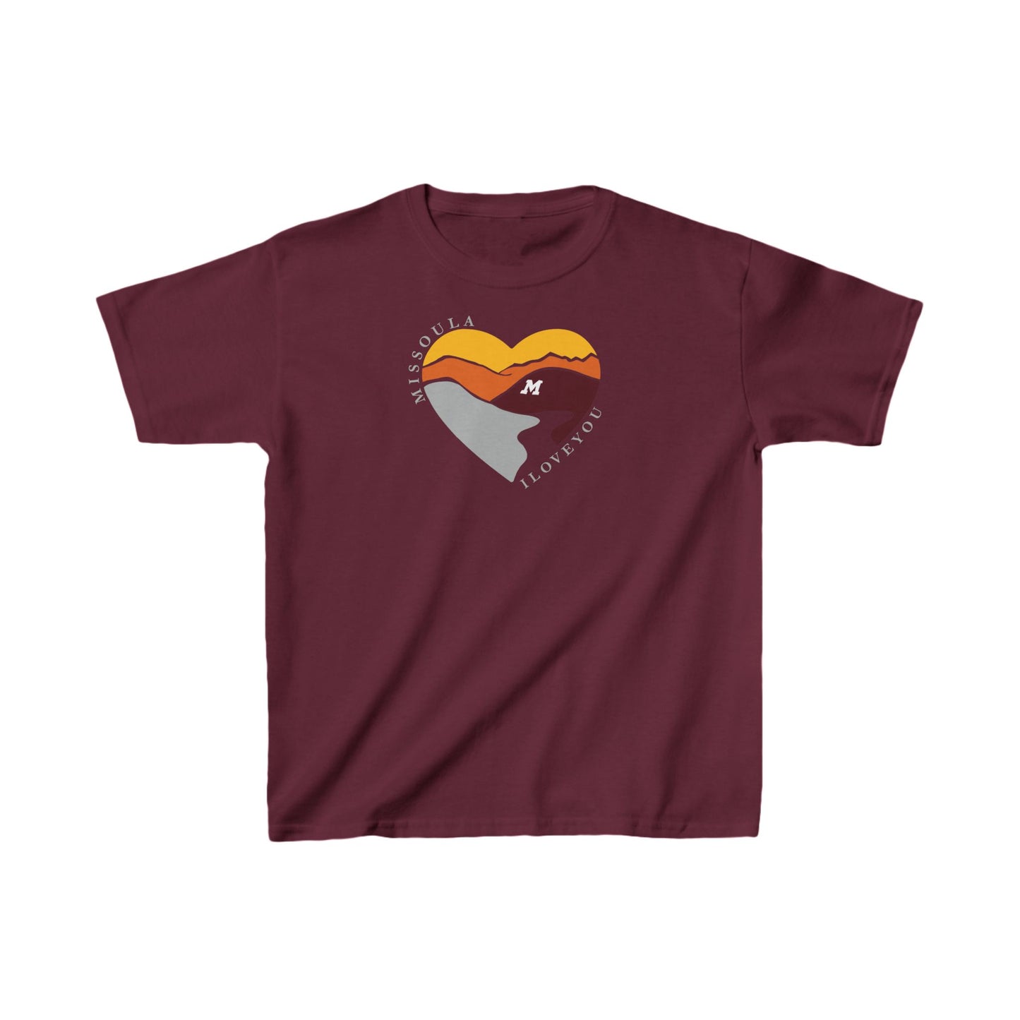 Missoula, I Love You Kids' Cotton Tee