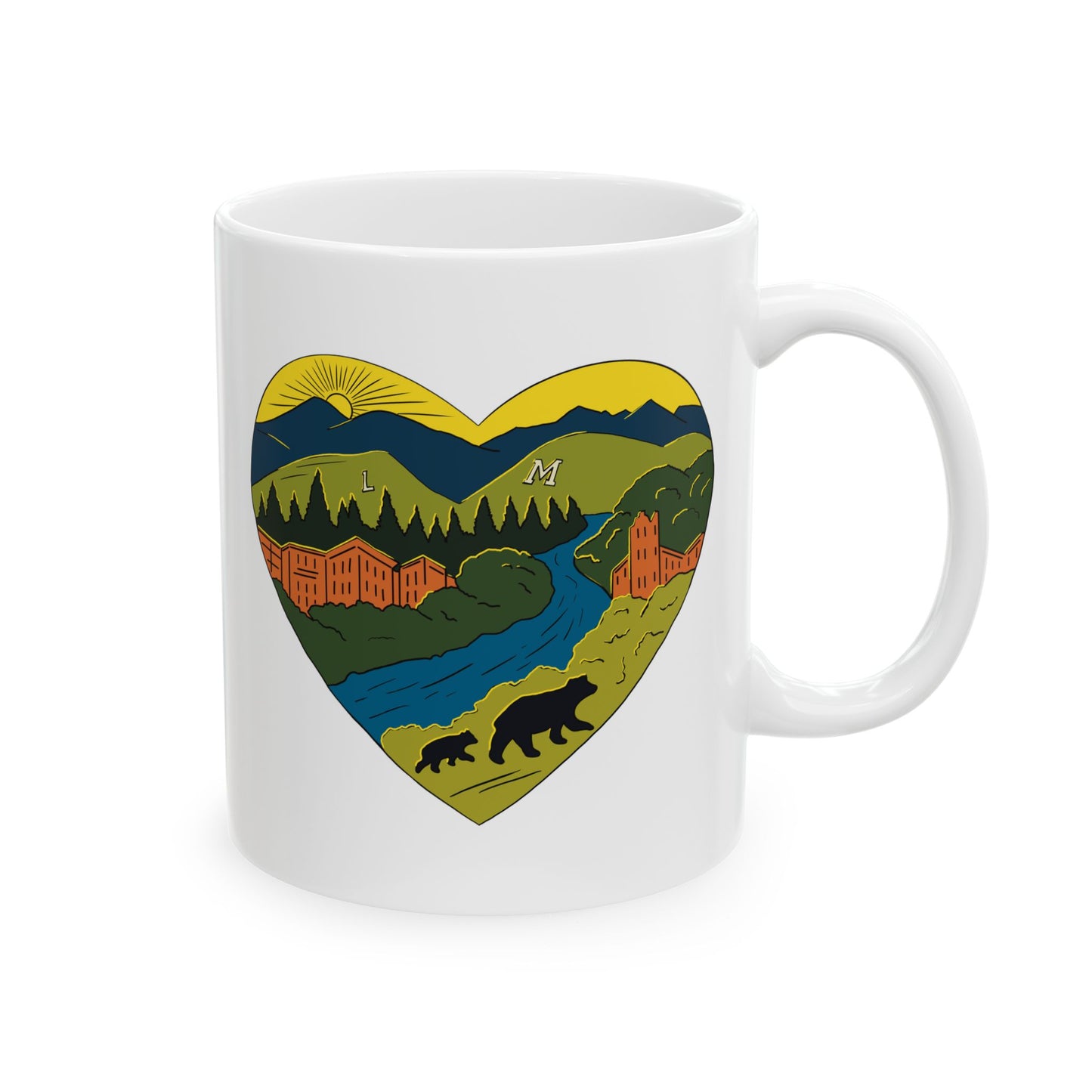 Missoula, I Love You Ceramic Mug - (11oz)