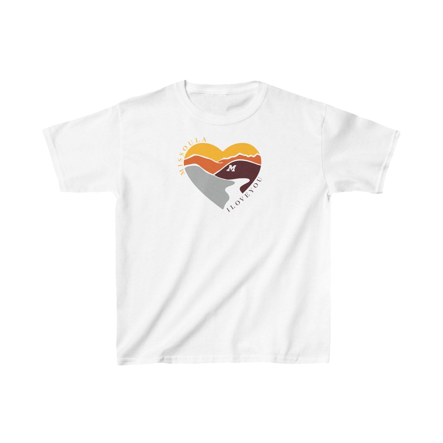 Missoula, I Love You Kids' Cotton Tee