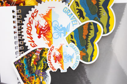 Missoula Cycling Stickers – Hellriders & Gravel Heaven Edition
