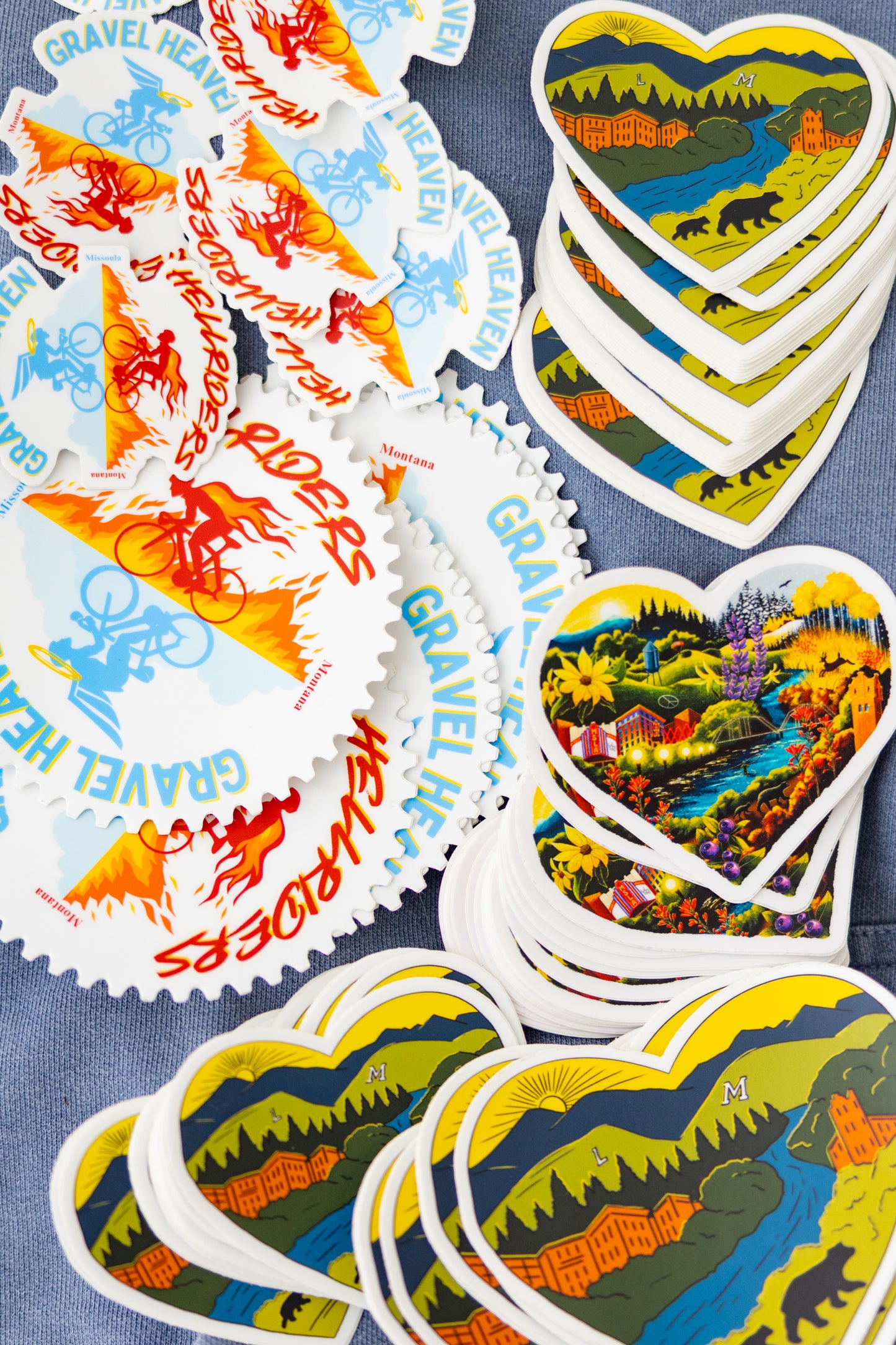 3x3 Detailed Artistic Missoula I Love You Sticker