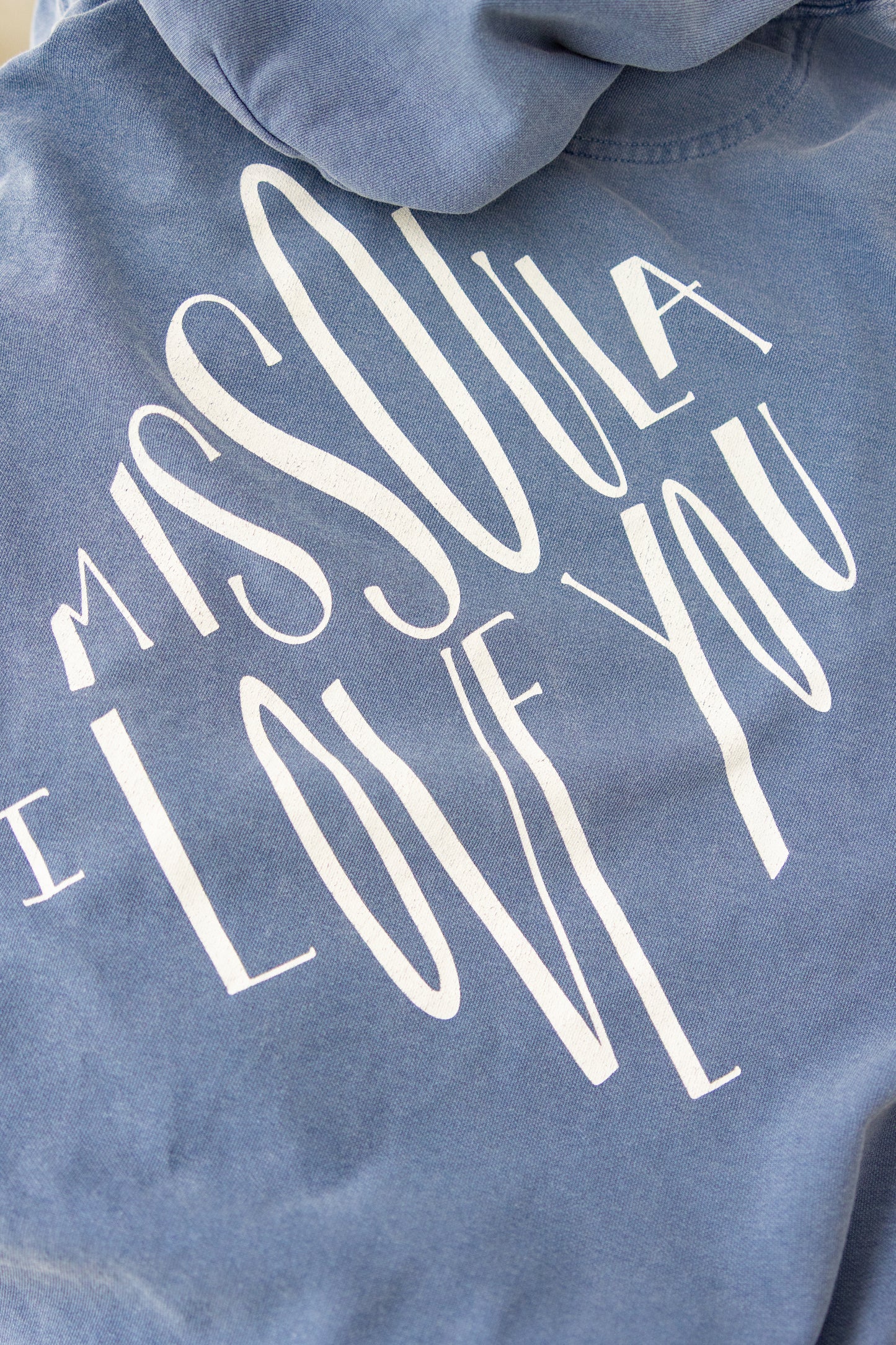 Missoula I Love You Full Back Hoodie