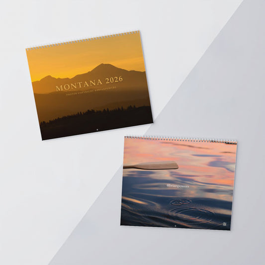 2026 Montana Calendar with Photographs from Brian Powers
