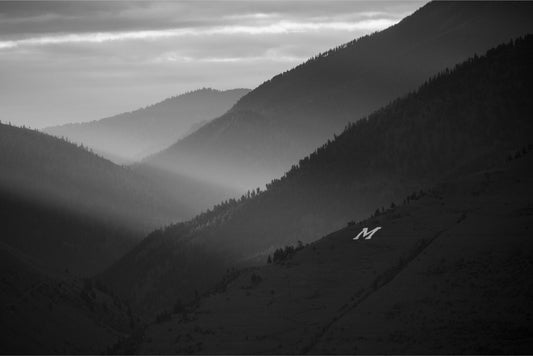 Stunning Black & White Photo of Missoula Montana